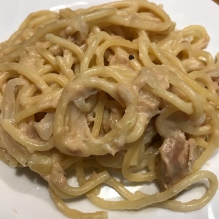 ツナ缶のクリームパスタ　ホットクックで楽々♪